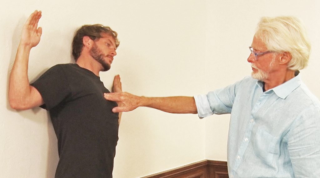 Figure 6. Assessing PMRF weakness with a modified Wall Angel