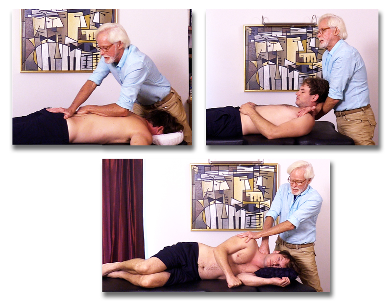 Techniques are demonstrated Prone, Supine and Sidelying